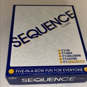 Sequence board game NEW opened to show in pictures
